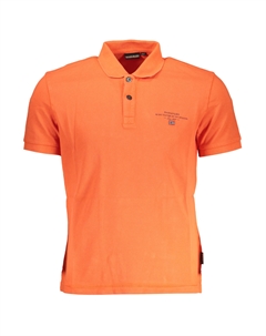 Поло мужское с коротким рукавом и логотипом, красный Napapijri