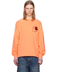 Оранжевая футболка L/S Industry Carhartt work in progress