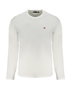 Кофта мужская хлопковая с длинным рукавом, белый Napapijri