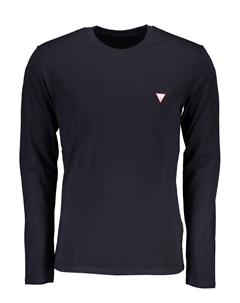 Мужская кофта с длинным рукавом и логотипом, черный Guess jeans