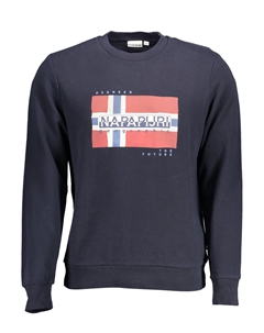 Толстовка с принтом логотипа, синий Napapijri