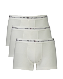 Мужские боксеры хлопковые с логотипом 3 шт, белый Tommy hilfiger