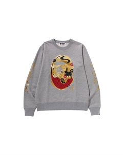 Мужская толстовка ограниченной серии FW23 Mid-Autumn Festival, черный A bathing ape®