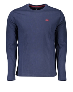 Мужская кофта с длинным рукавом хлопковая, синий La martina