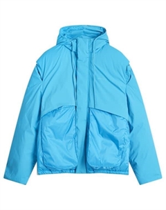 Многослойный пуховик с капюшоном, синий Represent