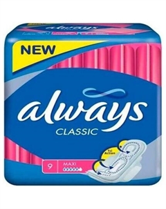 Гигиенические прокладки Classic с крылышками, размер 2 Always