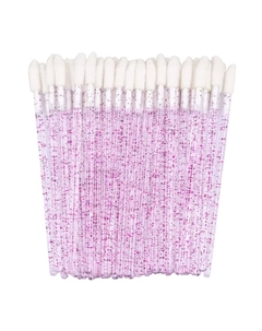 Аппликатор для блеска для губ - розовые блестки, 50 шт. Clavier