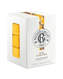 Благотворительное мыло Bois d'Orange в коробке 3 x 100 г Roger & gallet