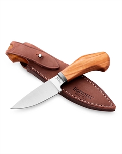 Нож с фиксированным клинком LionSteel Willy, сталь М390, рукоять оливковое дерево Lion steel