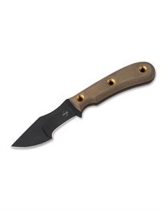 Нож для выживания с фиксированным клинком Plus "Micro Tracker", сталь 1095, рукоять микарта Boker