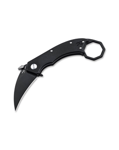 Складной нож HEL Karambit, сталь 154CM, рукоять G10 Boker