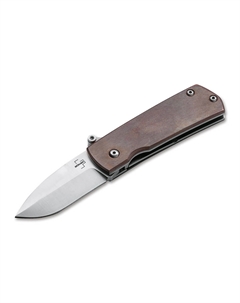 Складной нож Shamsher Copper, сталь D2, рукоять медь Boker