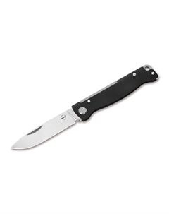 Складной нож Atlas Black, сталь 12С27, рукоять сталь Boker
