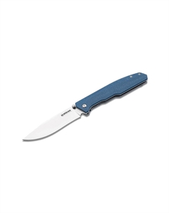 Складной нож Deep Blue Canvas, сталь 440А, рукоять микарта Boker