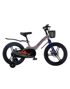 Детский велосипед Jazz Pro 18, год 2024, цвет Серый Maxiscoo