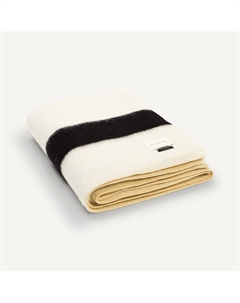 Плед из переработанной альпаки Siempre черный Laredoute