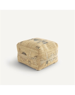 Пуф Clemy бежевый Laredoute