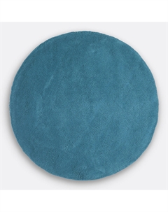 Ковер круглый из хлопковой ткани Renzo маленький размер синий Laredoute