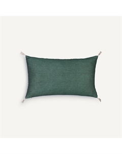 Чехол на подушку изо льна Kalouya зеленый Laredoute