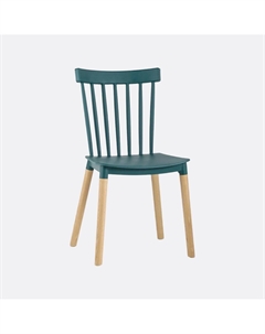 Стул для кухни из массива бука синий So'home