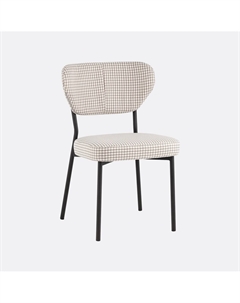 Стул в обивке из шенилла бежевый So'home