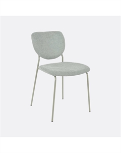 Стул обеденный из шенилла зеленый So'home