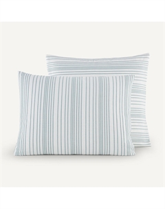 Наволочка из осветленной хлопковой перкали Roma синий Am.pm.