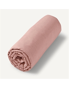 Детская простыня натяжная из органического тонкого хлопчатобумажного полотна Gypse розовый Am.pm.