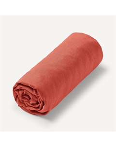 Детская простыня натяжная из стираного льна Elina красный Am.pm.