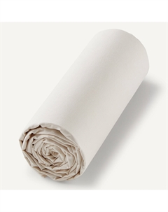 Простыня натяжная из осветленной хлопковой вуали Gypse бежевый Am.pm.