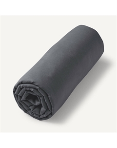 Простыня натяжная из осветленной хлопковой вуали Gypse черный Am.pm.