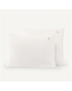 Наволочка из газовой ткани из биохлопка Cuddly белый Am.pm.