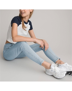 Джинсы скинни с завышенной талией 10-18 лет синий La redoute collections