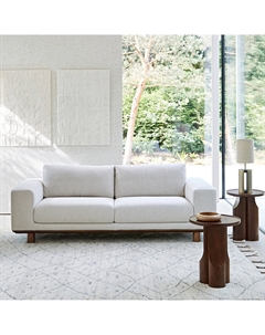 Прикроватный столик из ореха и шпона грецкого ореха Stigido каштановый Am.pm.