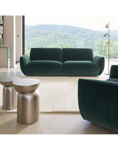 Стол диванный из сплава алюминия Fraulino серый Am.pm.