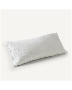 Наволочка на подушку-валик из 100 льна Elina белый Am.pm.