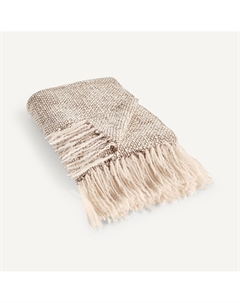 Плед из шерсти Alphi бежевый Laredoute