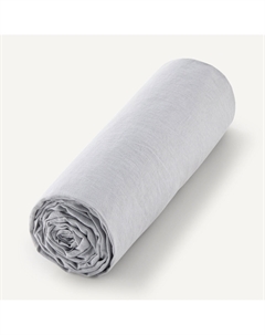 Простыня натяжная из стираного льна Elina серый Am.pm.