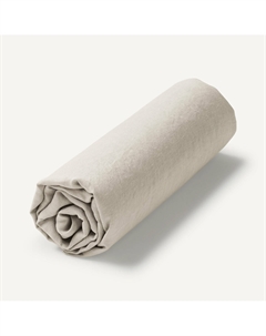 Простыня натяжная из стираного льна Elina бежевый Am.pm.