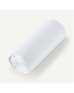 Простыня натяжная из осветленного биохлопка Piki белый Laredoute