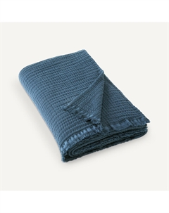 Одеяло из 4-слойной хлопчатобумажного муслина Liso синий Am.pm.