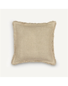 Чехол на подушку из необработанного льна Naoli бежевый Am.pm.