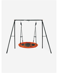 Качели уличные с воротами 100 см оранжевый, Оранжевый Unix kids