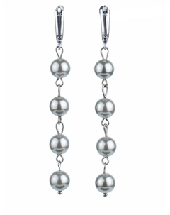 Серьги Бусики-колечки