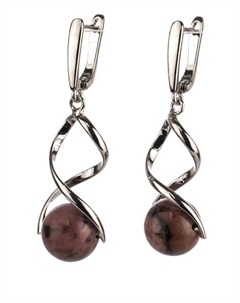 Серьги Бусики-колечки