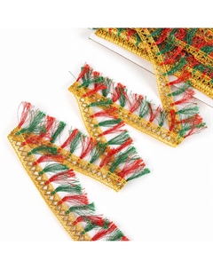 Тесьма красно-зеленая Страна карнавалия