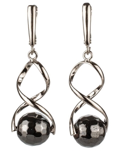 Серьги Бусики-колечки