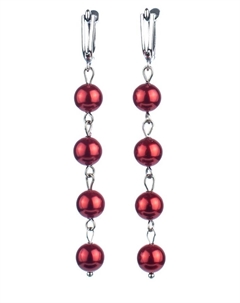 Серьги Бусики-колечки