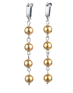 Серьги Бусики-колечки