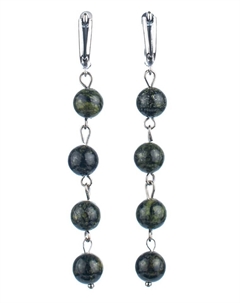 Серьги Бусики-колечки